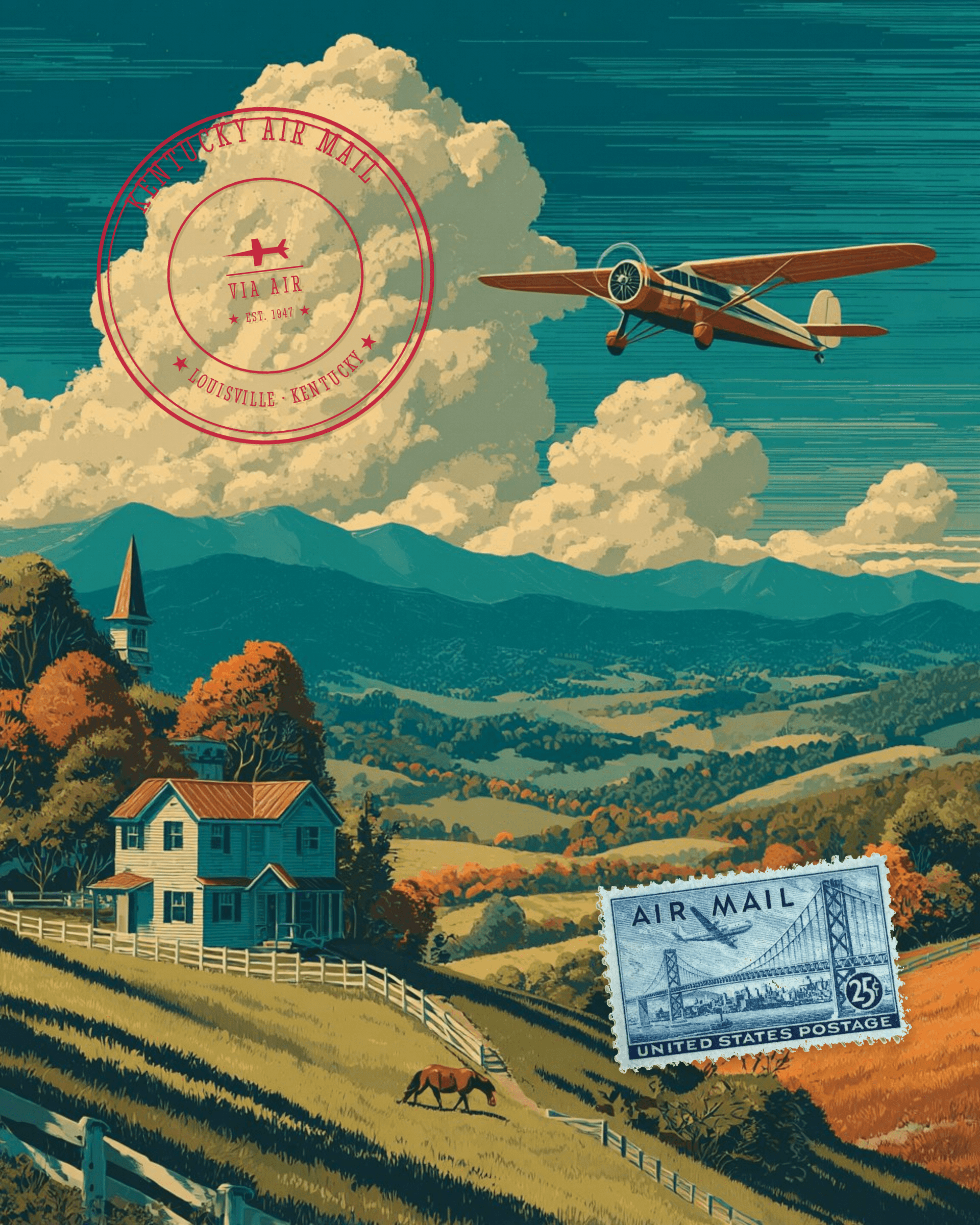 Kentucky Air Mail poster, Spring 2026.