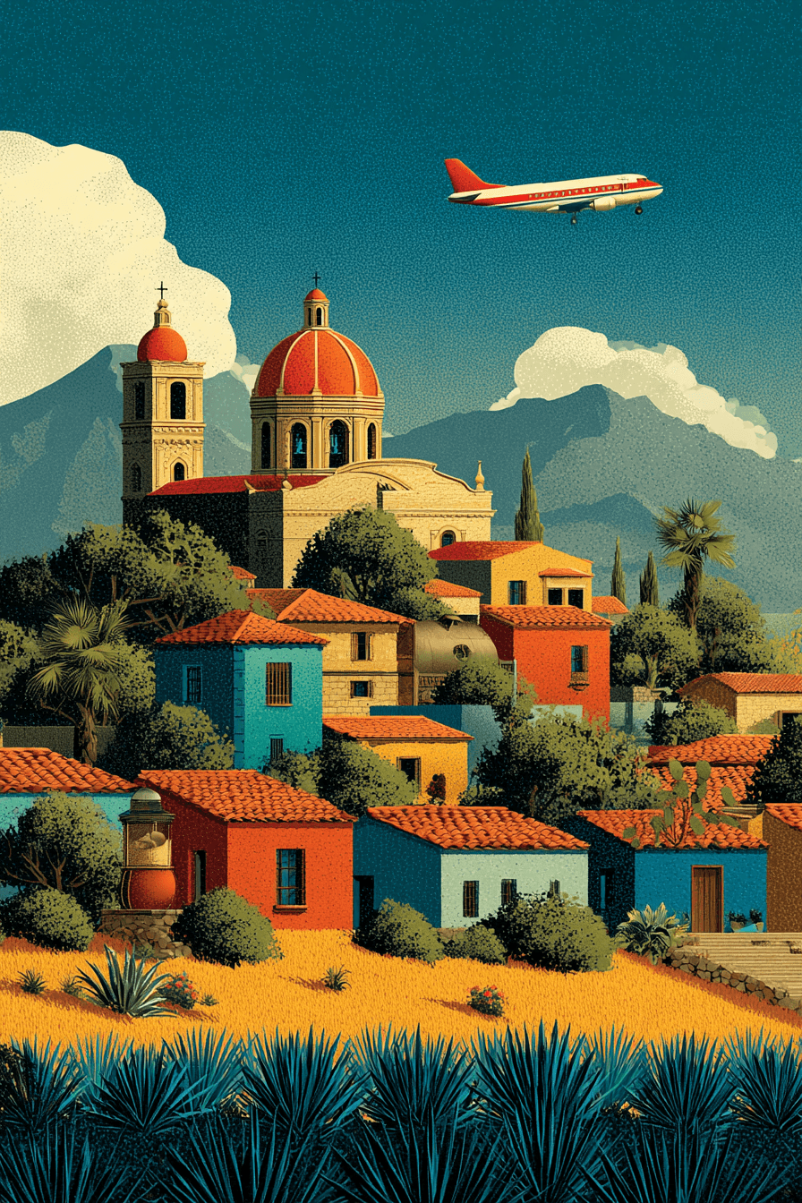 Spirit of México route poster