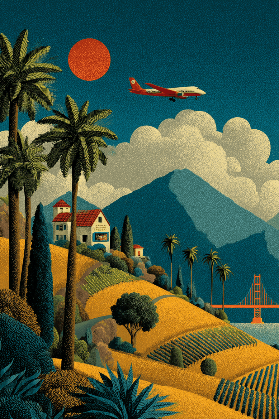 Western Clipper route poster
